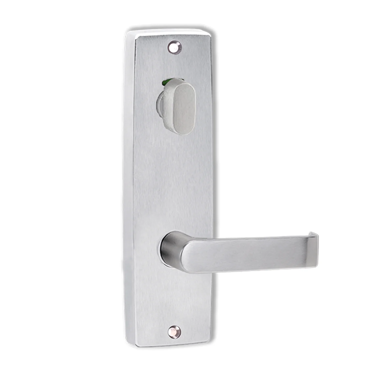 Lockwood 1916 Square End Plate With Privacy Indicator Turn and 59 Lever Satin Chrome 1916/59SC