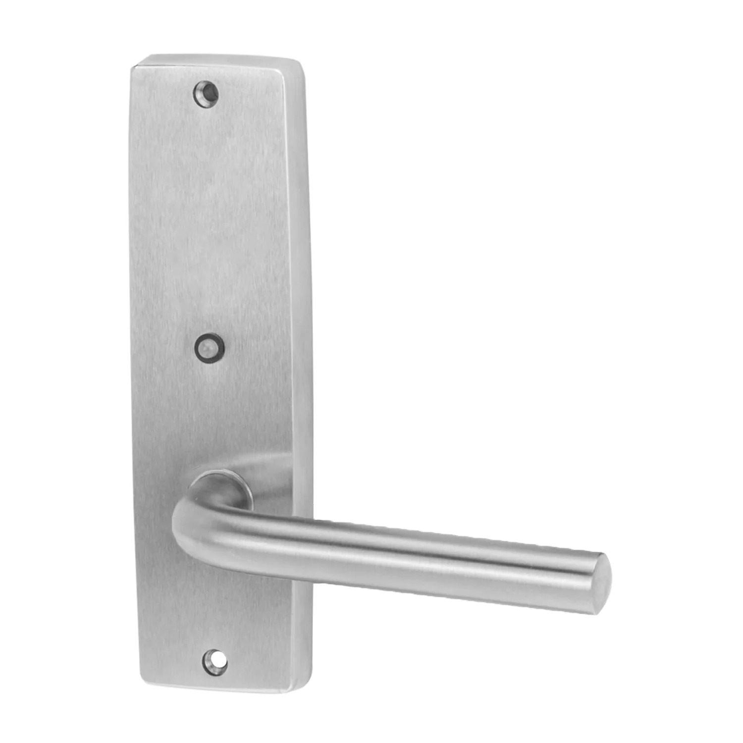 Lockwood 1922 Square End Plate With Led and 97 Lever Satin Chrome 1922/97SC