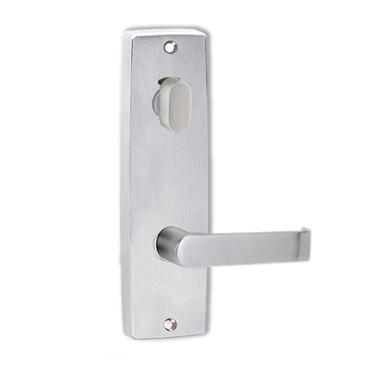 Lockwood 1941 Square End Plate Privacy Ind Disabled Turn and 76 Lever Satin Chrome 1941/76SC
