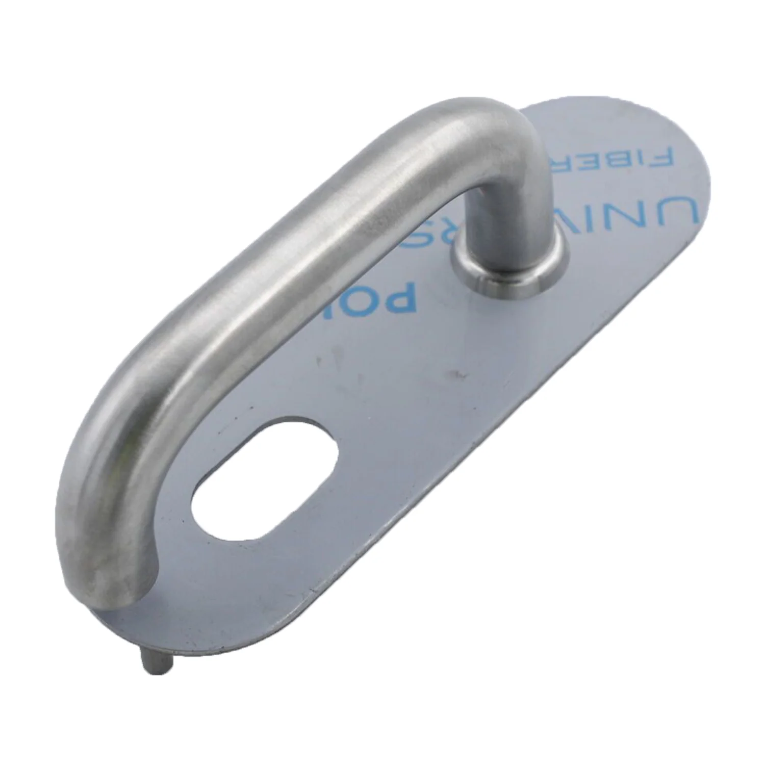 Lockwood 212 Exterior Plate With Cylinder Hole and 96 Lever Stainless Steel 21201NA/96SS