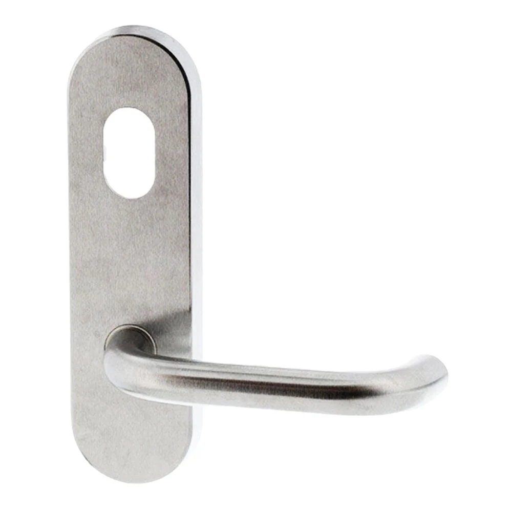 Lockwood 2801 Round End Plate with Cylinder Hole & 70 Lever - Available in Various Finishes - Image 7