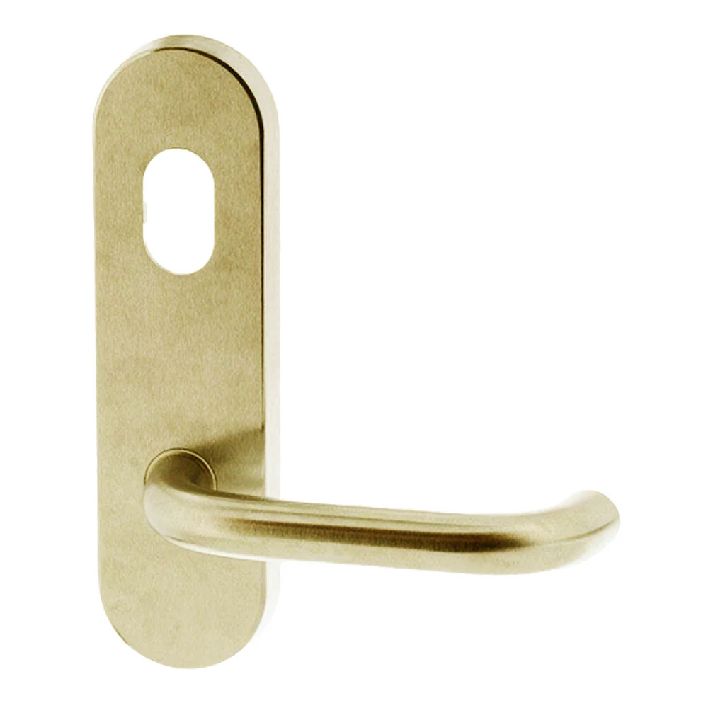 Lockwood 2801 Round End Plate with Cylinder Hole & 70 Lever - Available in Various Finishes - Image 8