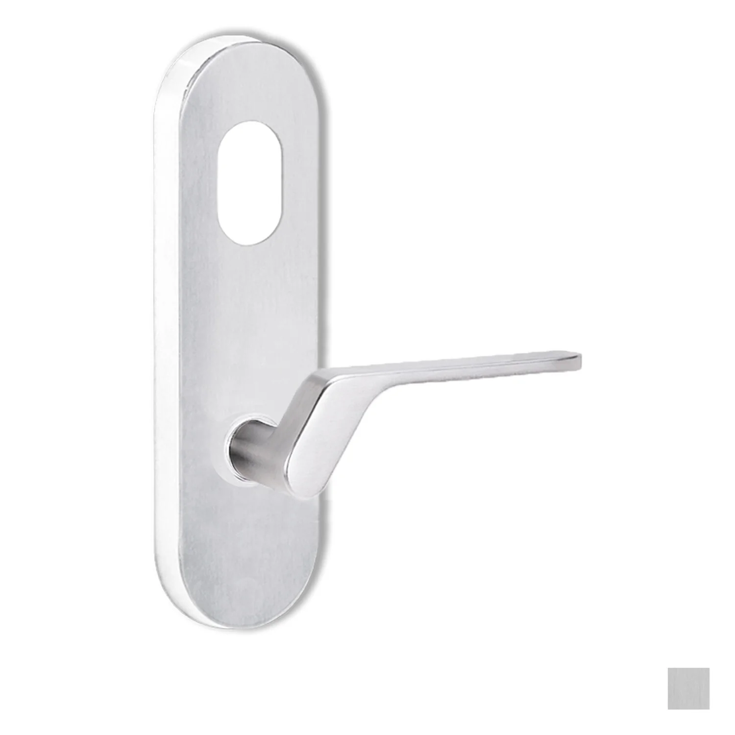 Lockwood 2801 Round End Plate With Cylinder Hole and 41 Lever