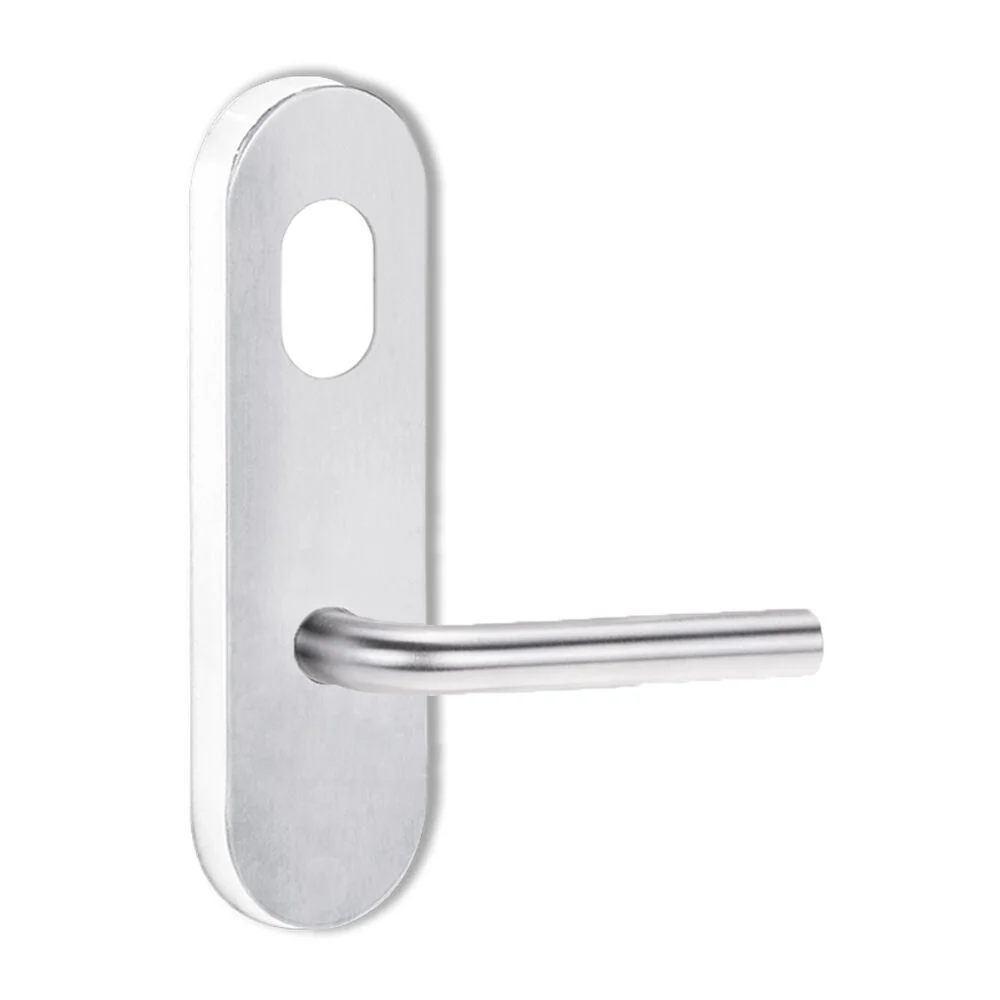 Lockwood 2801 Round End Plate With Cylinder Hole and 97 Lever - Available in Various Finishes - Image 3