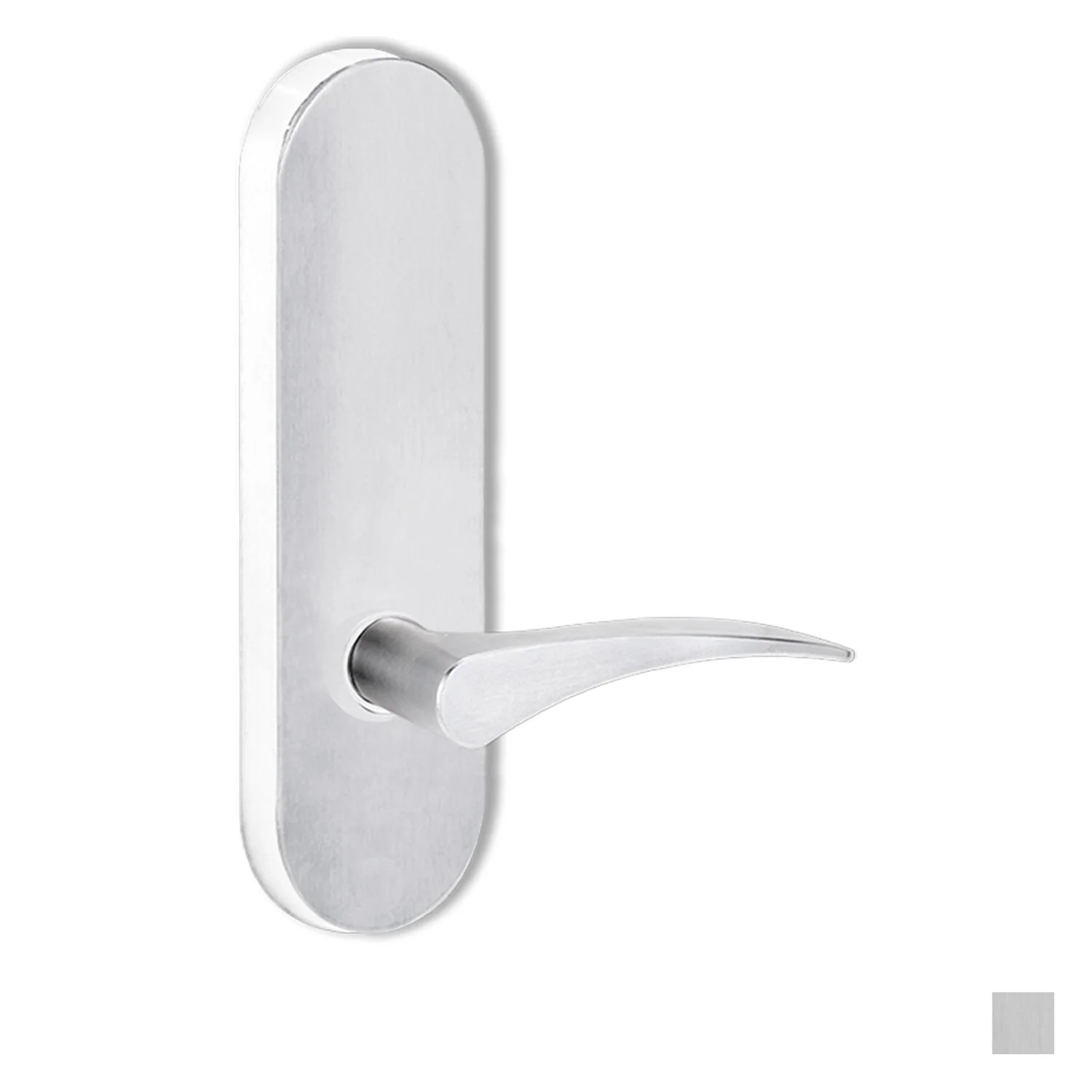 Lockwood 2805 Round End Plate With 153 Lever - Available in Various Finishes and Handing