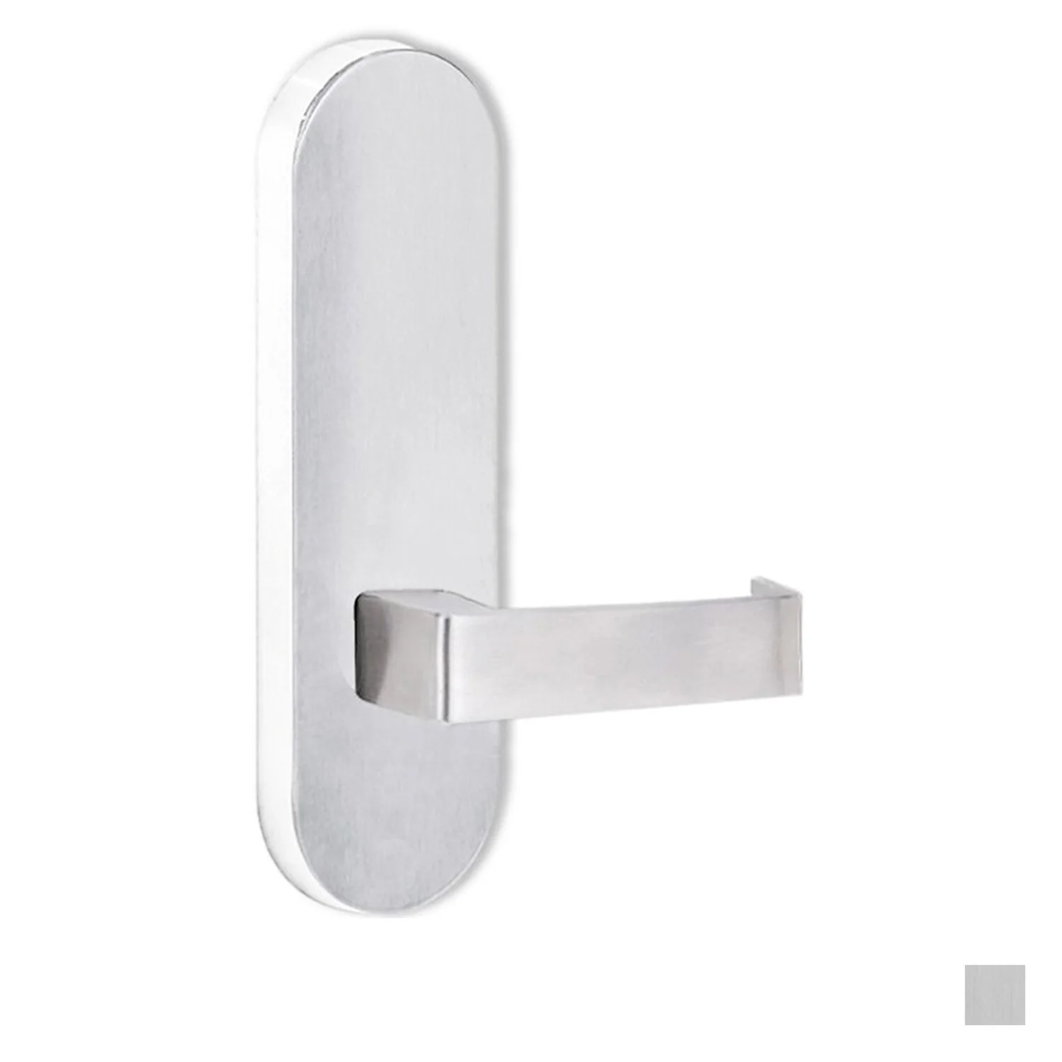 Lockwood 2805 Round End Plate With 90 Lever - Available in Various Finishes