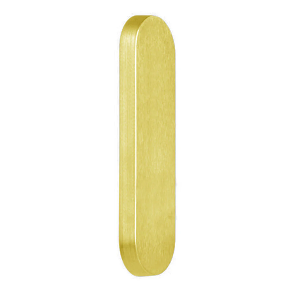Lockwood 2807 Exterior Round End Plain Plate - Available in Various Finishes - Image 4