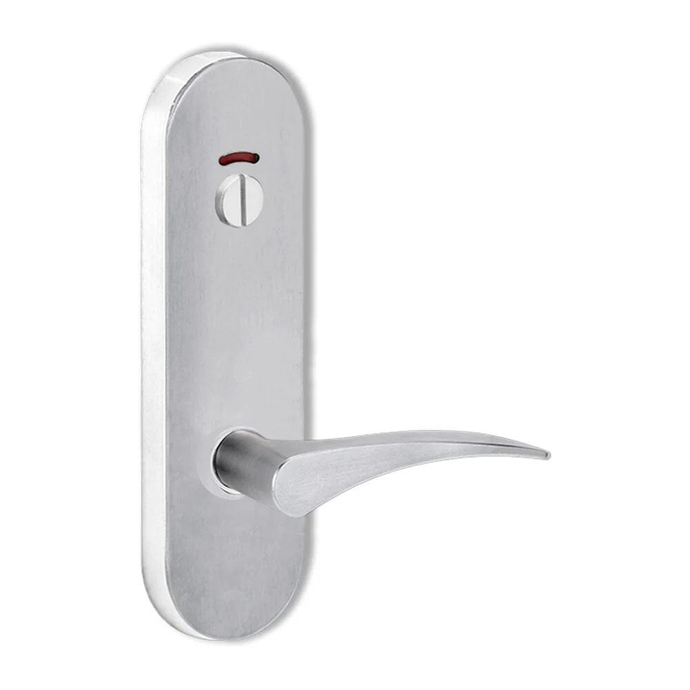 Lockwood 2814 Round End Plate With Privacy Indicator Emergency Turn and 153 Lever - Image 3