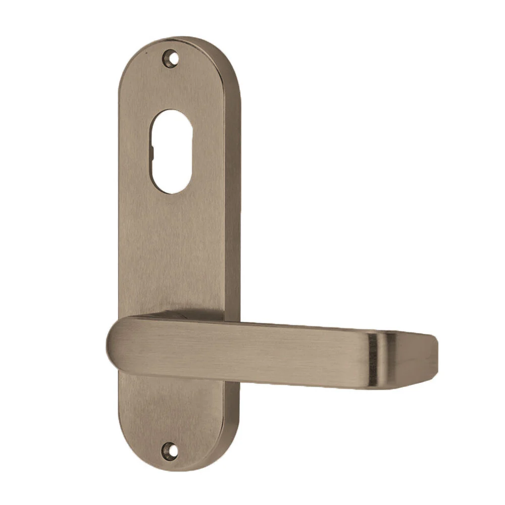Lockwood 2901 Round End Plate With Cylinder Hole and 59 Lever - Available in Various Finishes - Image 3