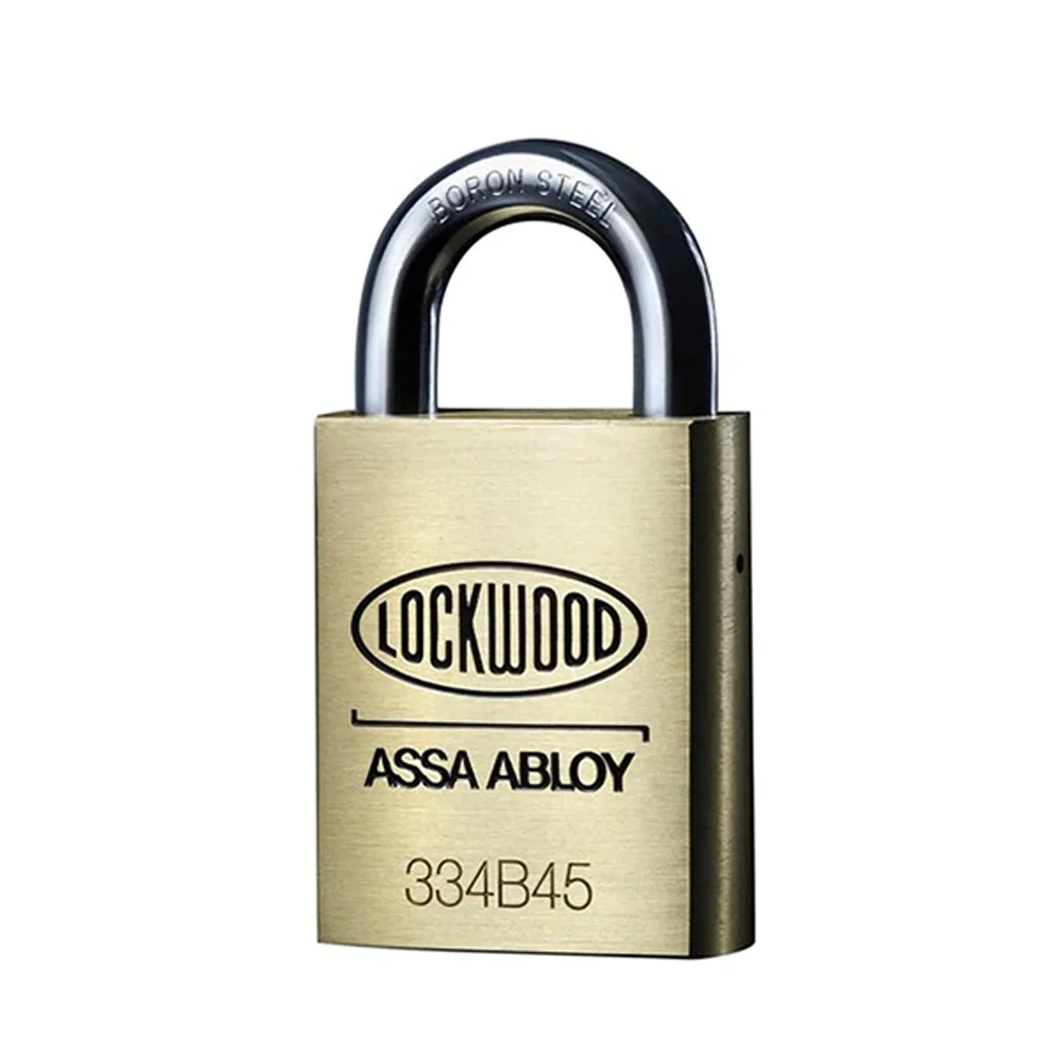 Lockwood 334 Series Brass Body Padlock Boron Shackle Keyed Alike - Image 2