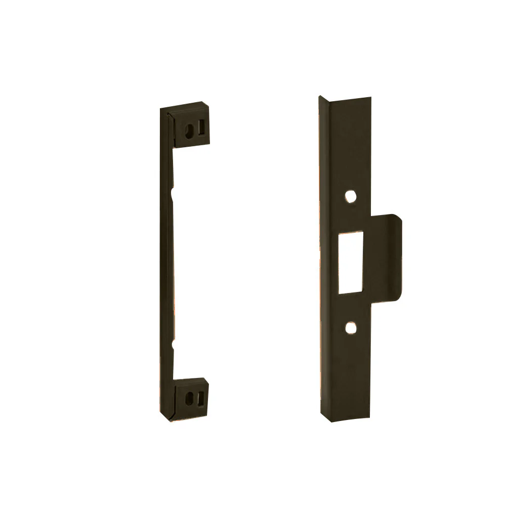Lockwood 3772 Series Rebate Kit Lip Strike 32mm Matt Black 3772-RK32MBK