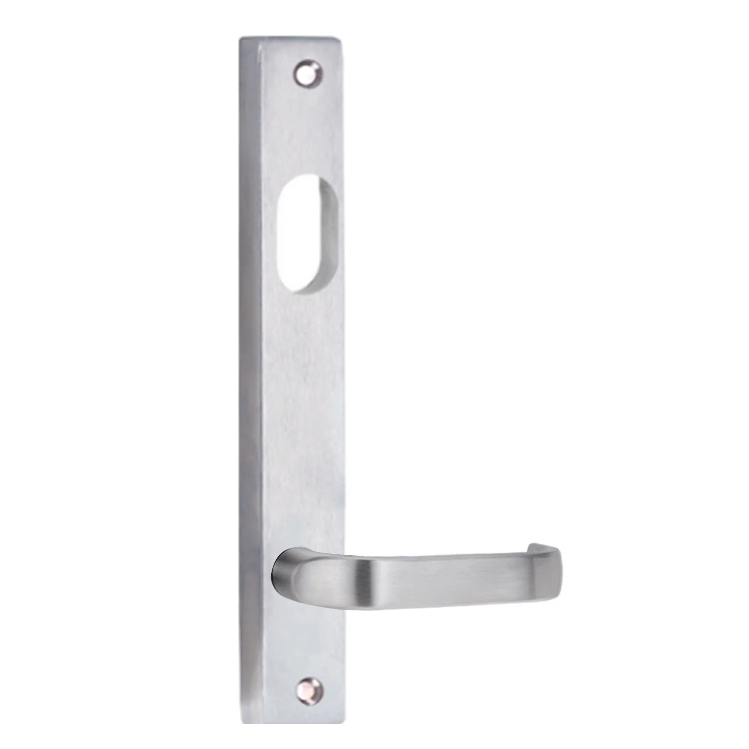 Lockwood 4701 Square End Plate With Cylinder Hole & 74 Lever Chrome Plate 4701/74CP