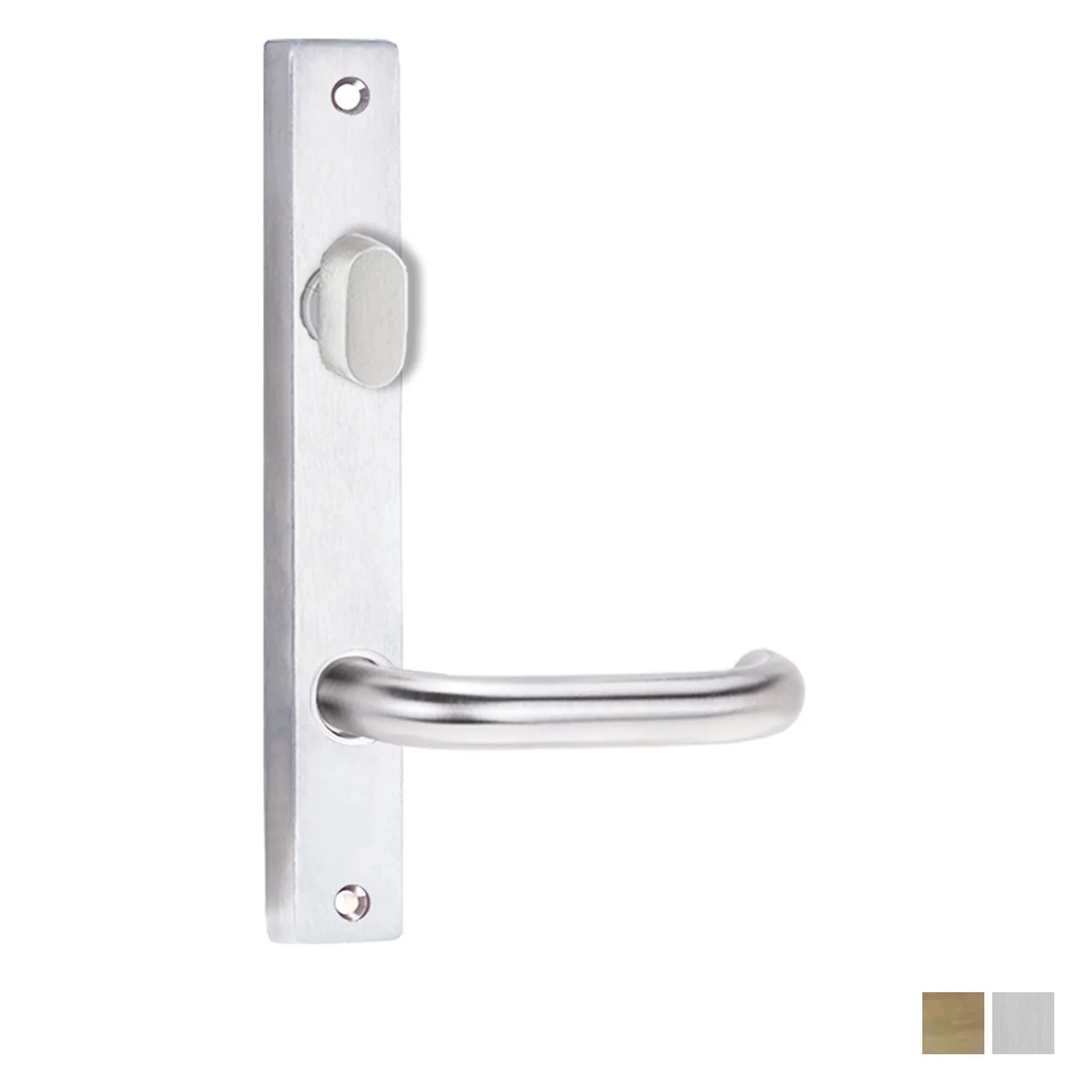 Lockwood 4704 Square End Plate With Turn and 70 Lever - Available in Various Finishes
