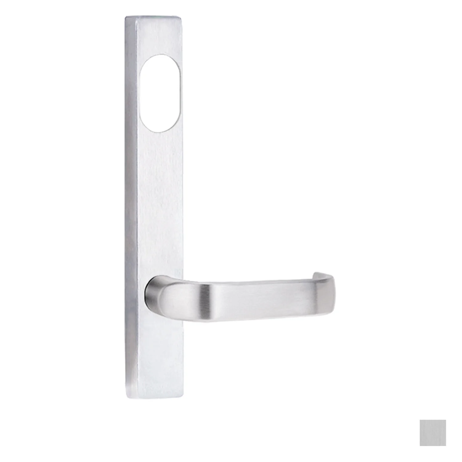 Lockwood 4801 Square End Plate With Cylinder Hole and 74 Lever - Available in Various Finishes