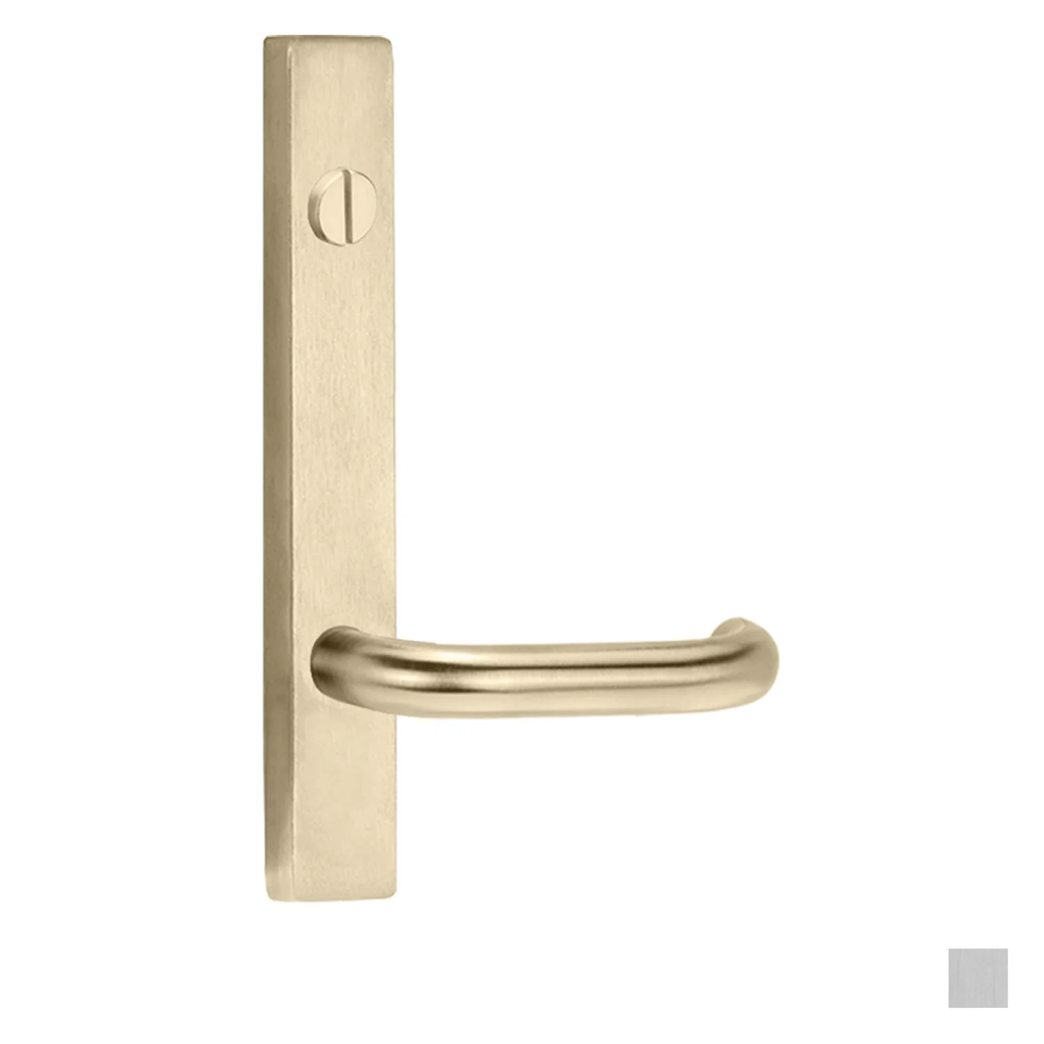 Lockwood 4803 Square End Plate With Emergency Turn and 70 Lever - Available in Various Finishes