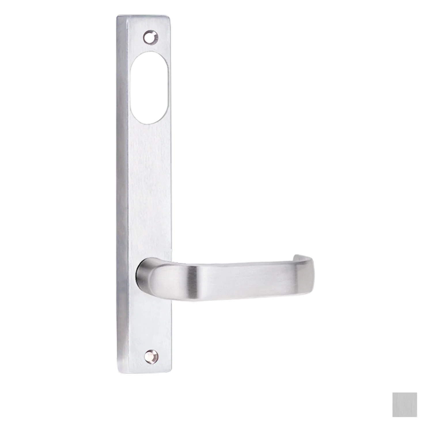 Lockwood 4901 Square End Plate With Cylinder Hole and 74 Lever - Available in Various Finishes
