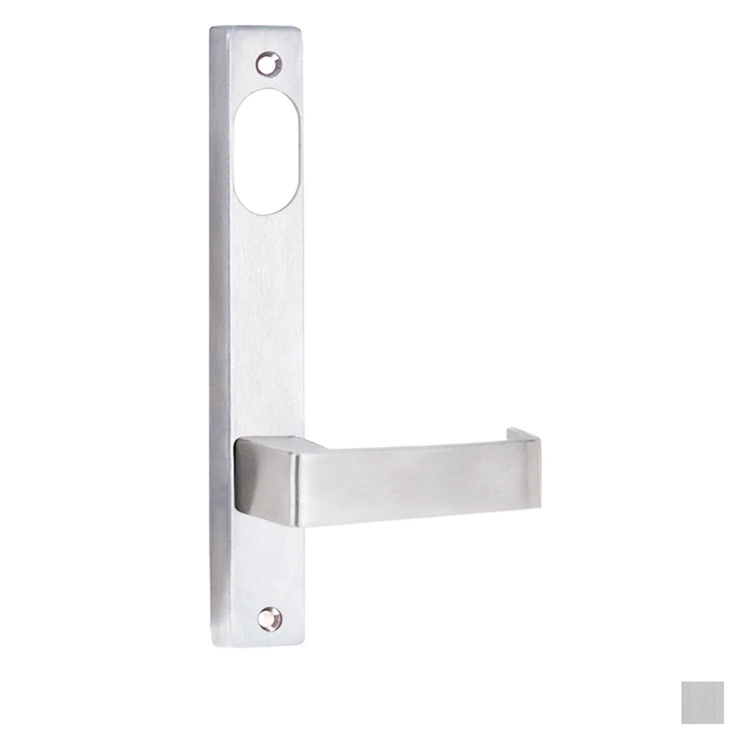 Lockwood 4901 Square End Plate With Cylinder Hole and 90 Lever - Available in Various Finishes