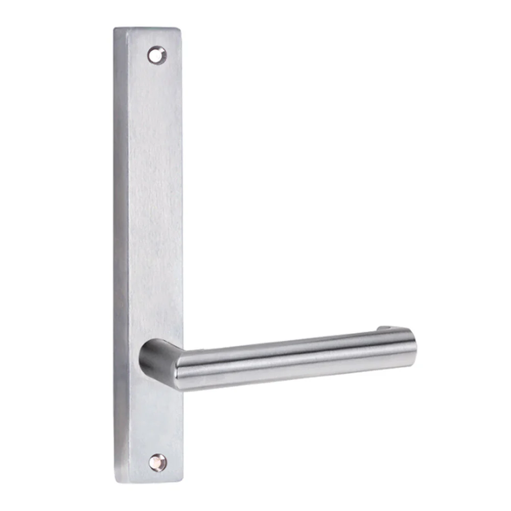 Lockwood 4905 Square End Plate with 155 Lever Satin Chrome 4905/155SC