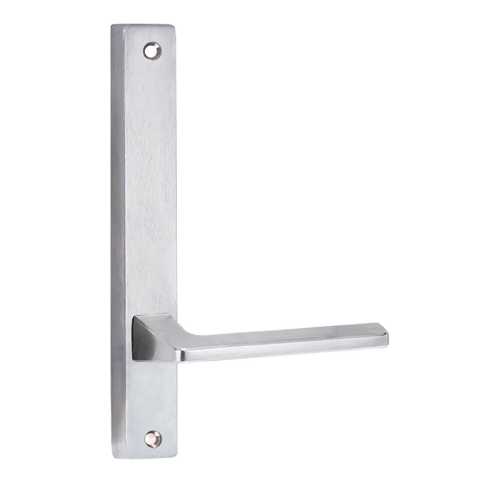 Lockwood 4905 Square End Plate with 178 Lever Satin Chrome 4905/178SC