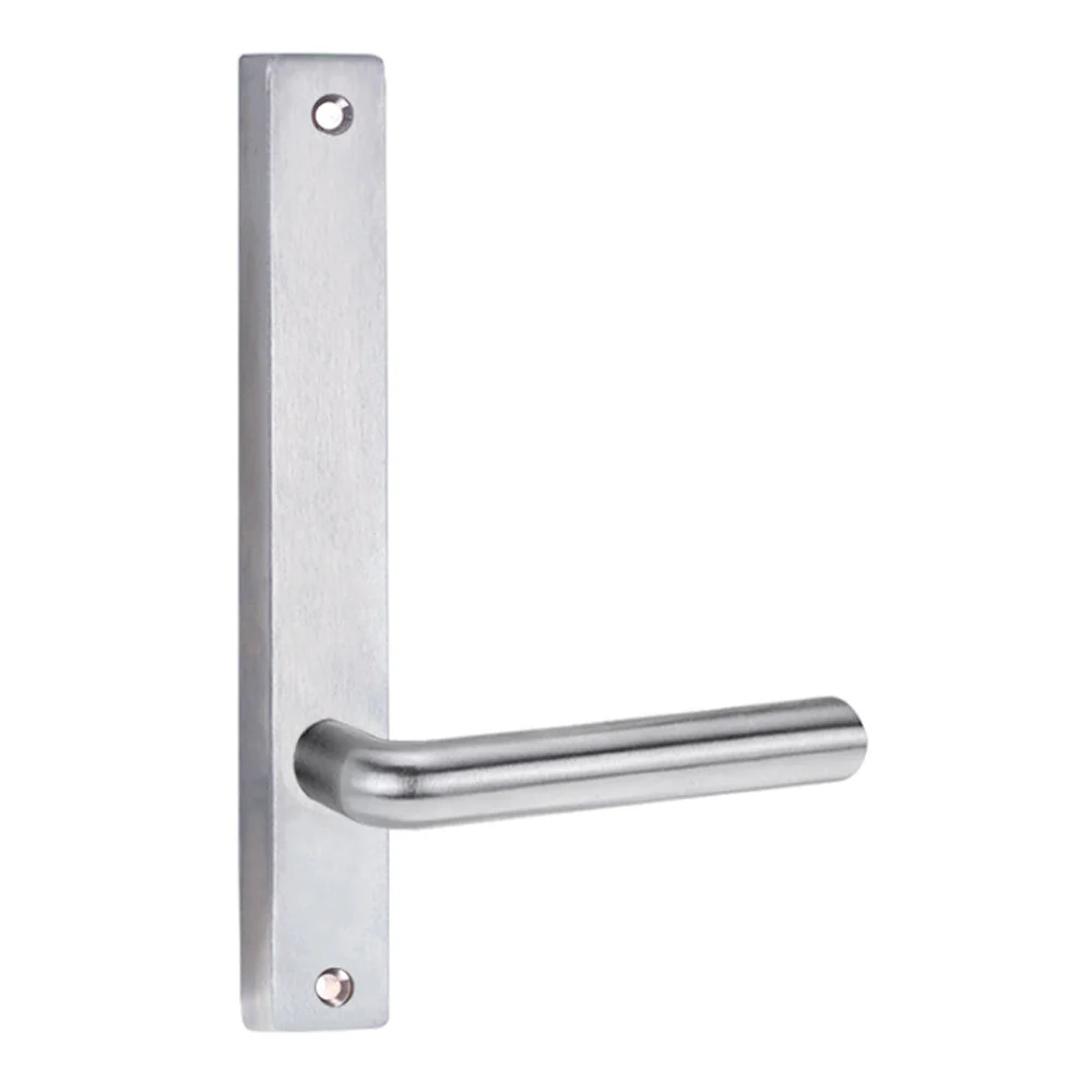 Lockwood 4905 Square End Plate with 104 Lever Satin Chrome 4905/104SC