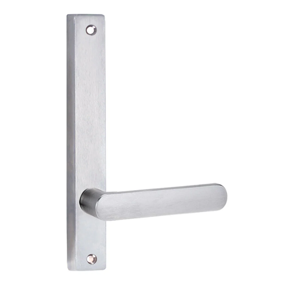 Lockwood 4905 Square End Plate with 106 Lever Satin Chrome 4905/106SC