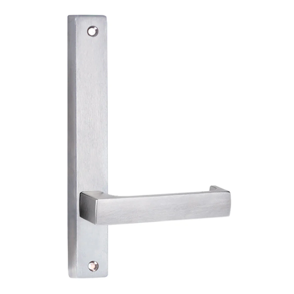 Lockwood 4905 Square End Plate with 112 Lever Satin Chrome 4905/112SC