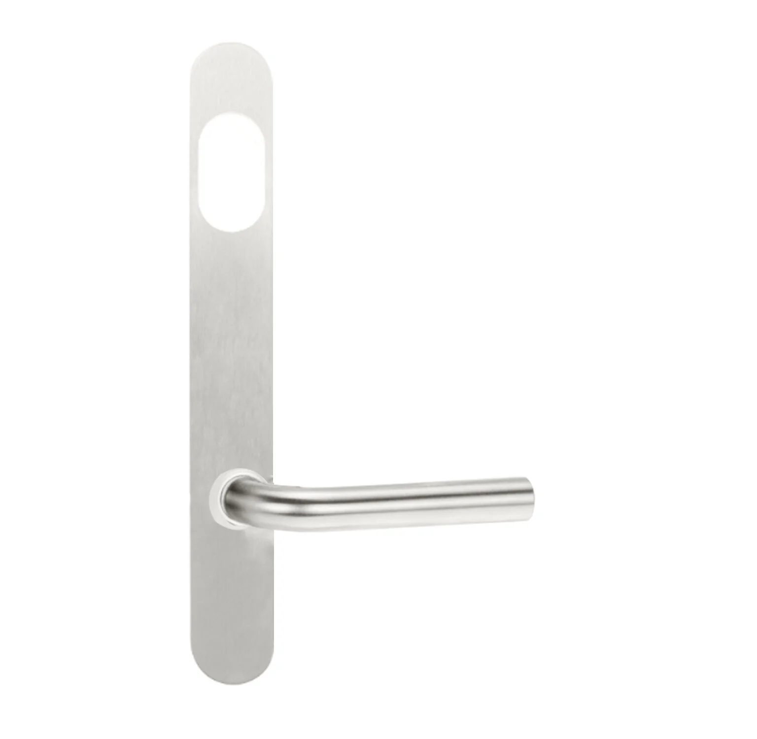Lockwood 5801 Round End Plate with Cylinder Hole and 97 Lever - Available in Various Finishes - Image 3
