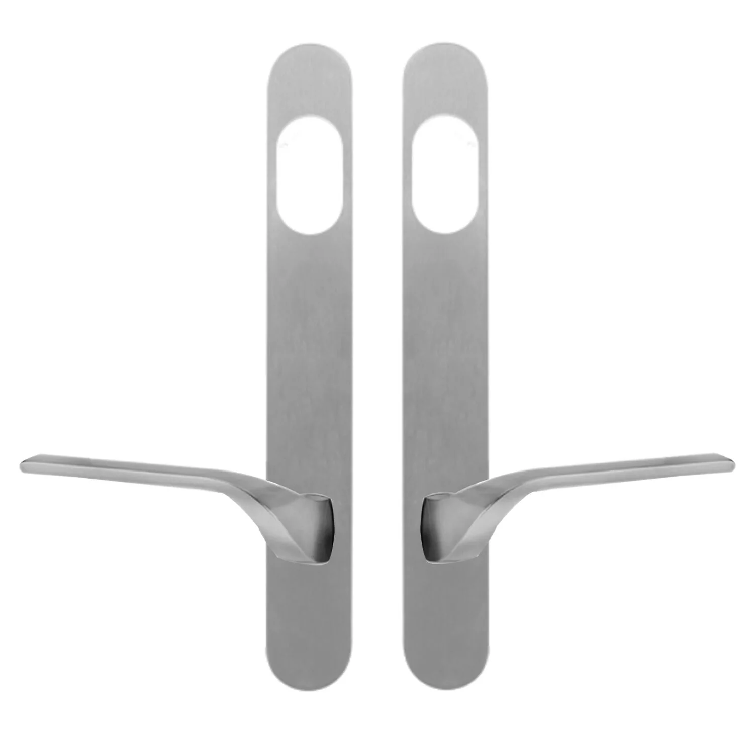 Lockwood 5801 Round End Plate With Cylinder Hole & 122 Lever - Available in Left and Right Hand