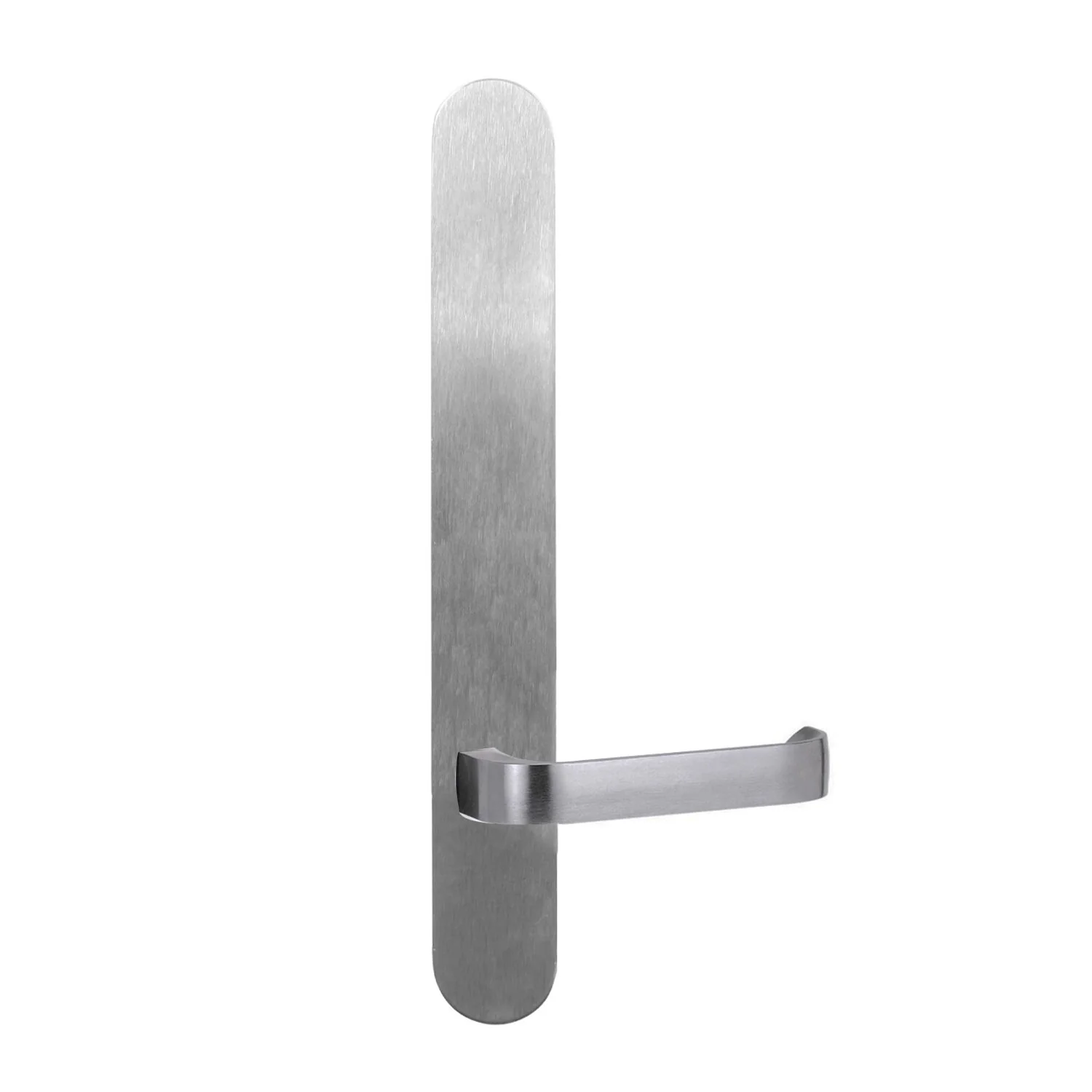 Lockwood 5805 Round End Plate With 131 Lever Satin Chrome 5805/131SC