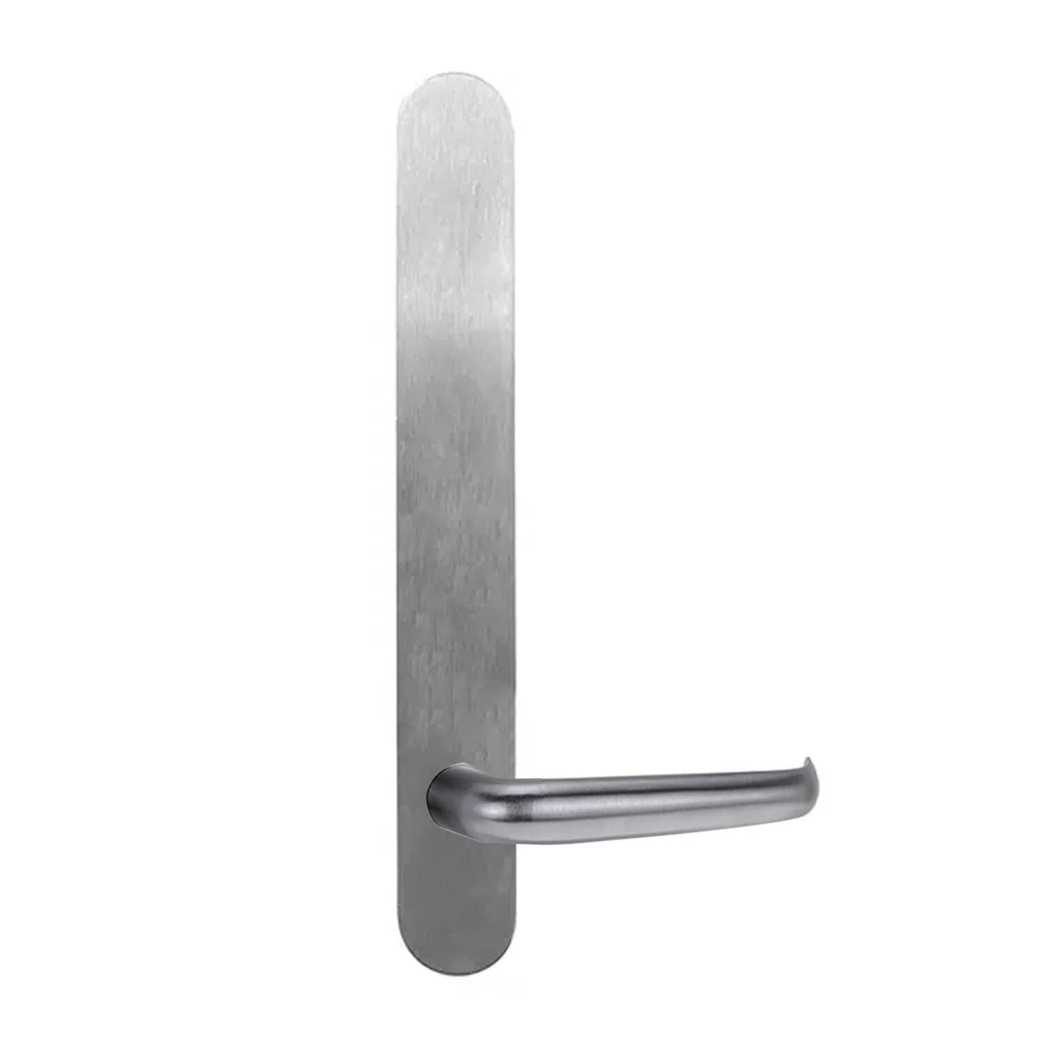 Lockwood 5805 Round End Plate With 180 Lever Satin Chrome 5805/180SC
