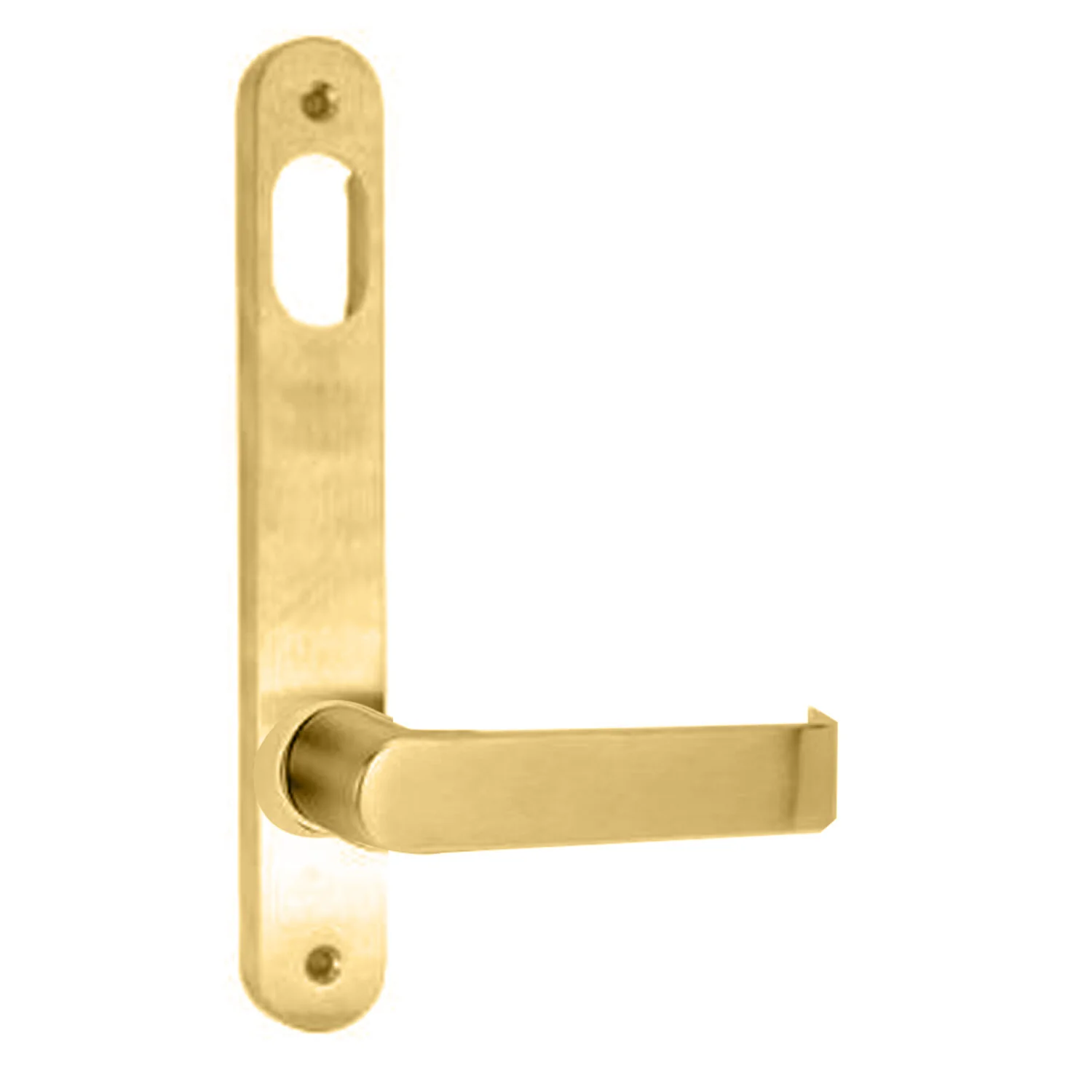 Lockwood 5901 Round End Plate with Cylinder Hole and 59 Lever - Available in Various Finishes - Image 3