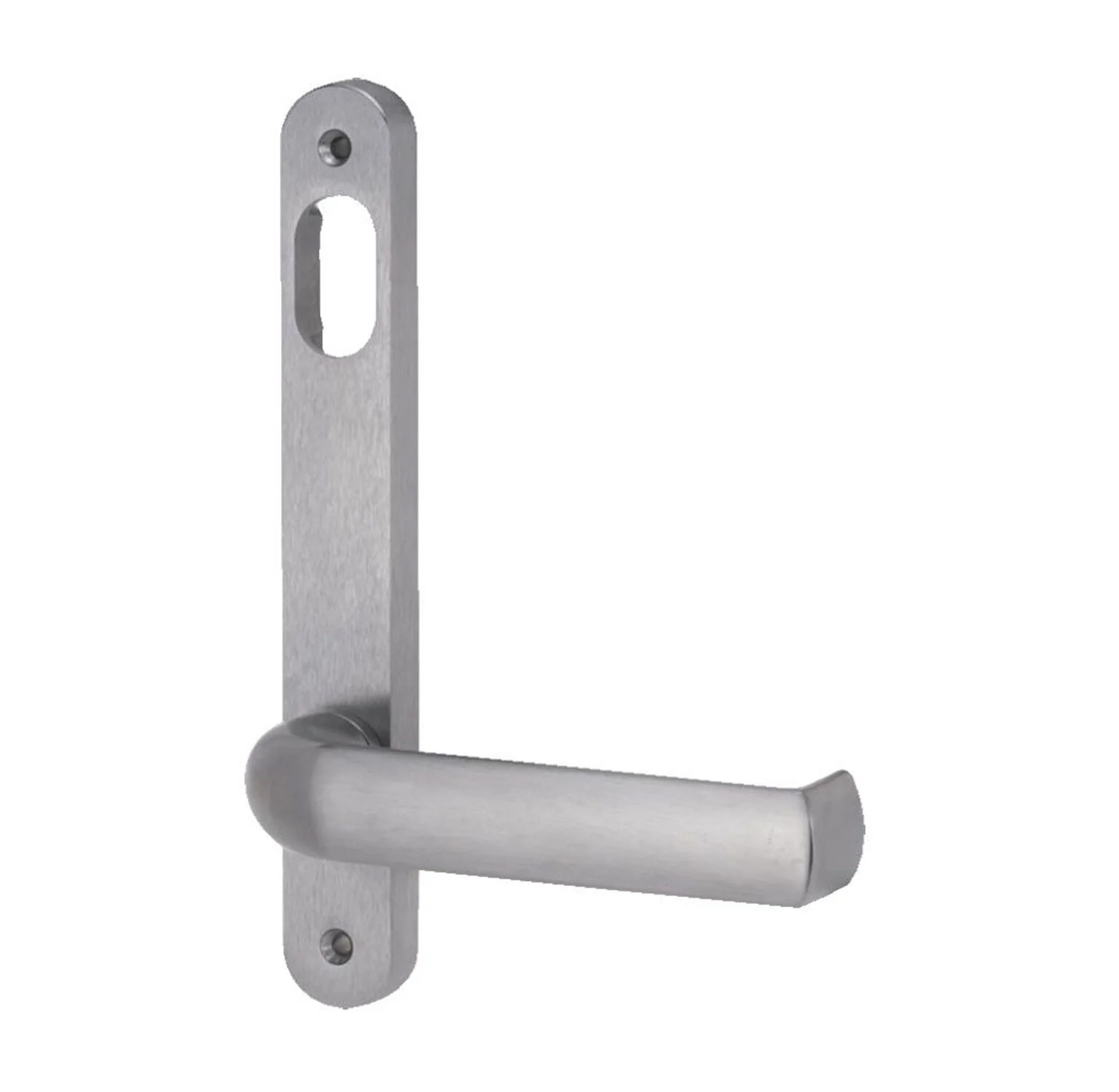 Lockwood 5901 Round End Plate with Cylinder Hole and 77 Lever - Available in Various Finishes - Image 2