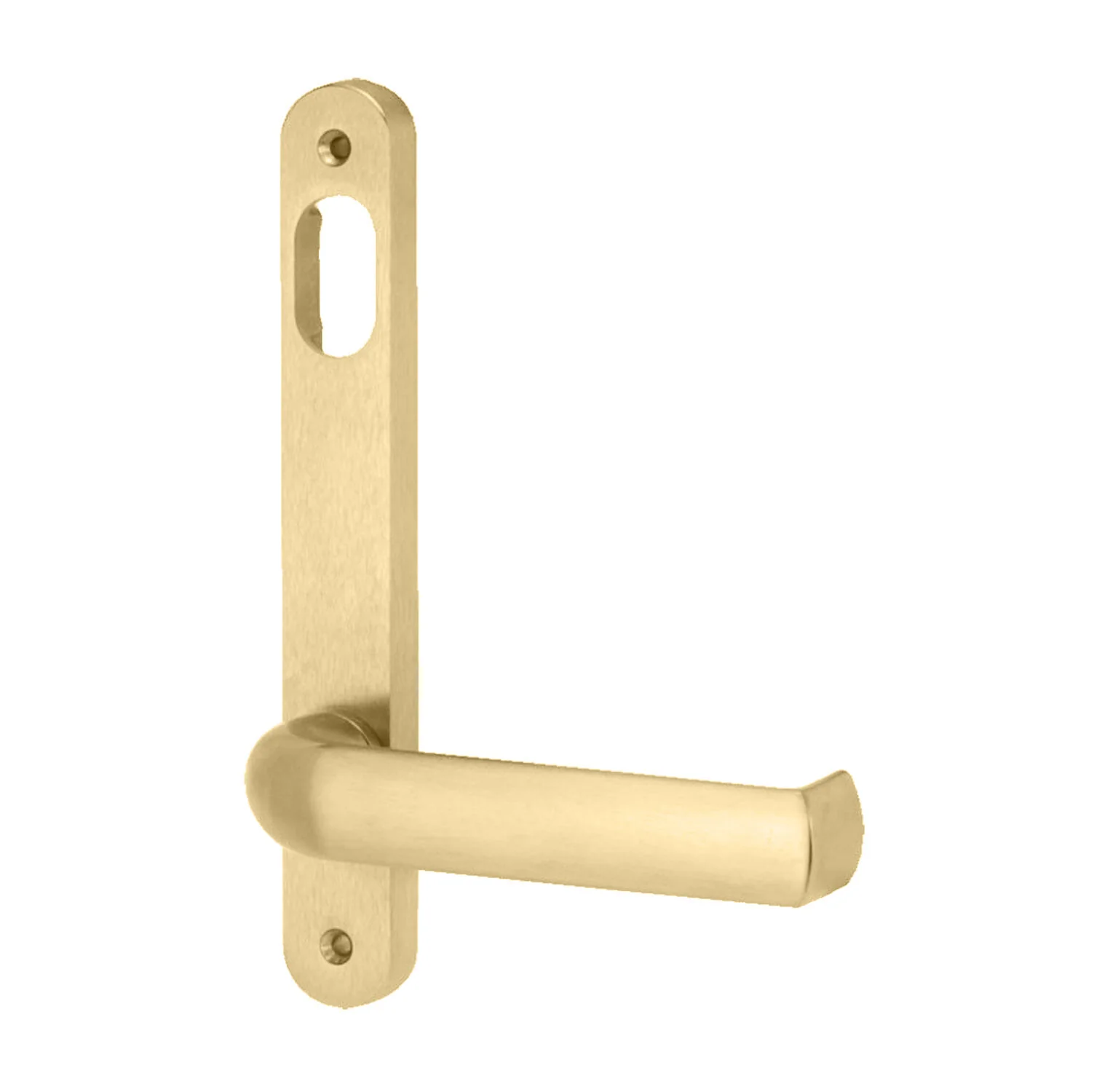 Lockwood 5901 Round End Plate with Cylinder Hole and 77 Lever - Available in Various Finishes - Image 3