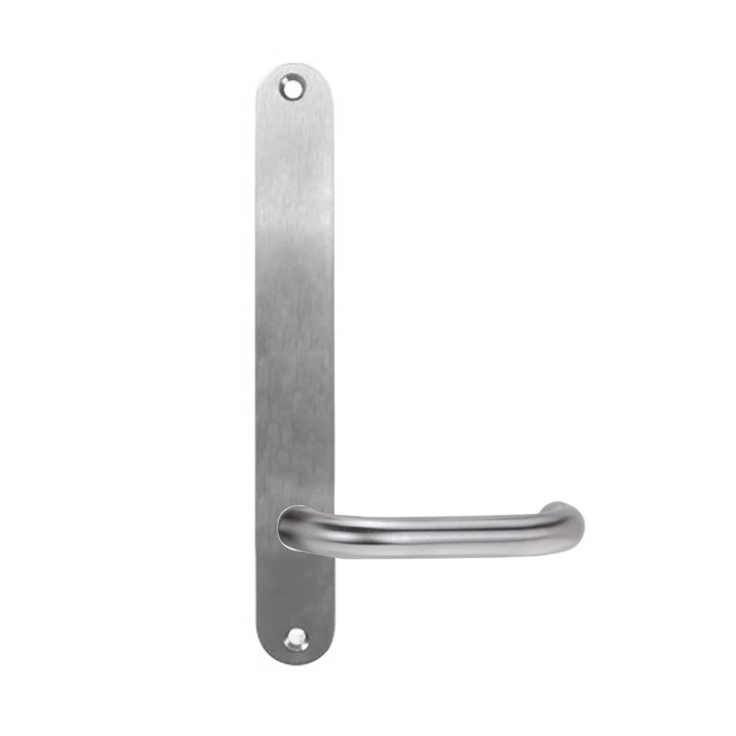 Lockwood 5905 Round End Plate With 70 Lever Satin Chrome 5905/70SC