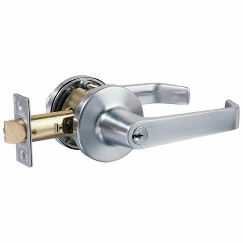 Lockwood 950 Series Glass Door Lever Set Satin Chrome Fire Rated 954SC