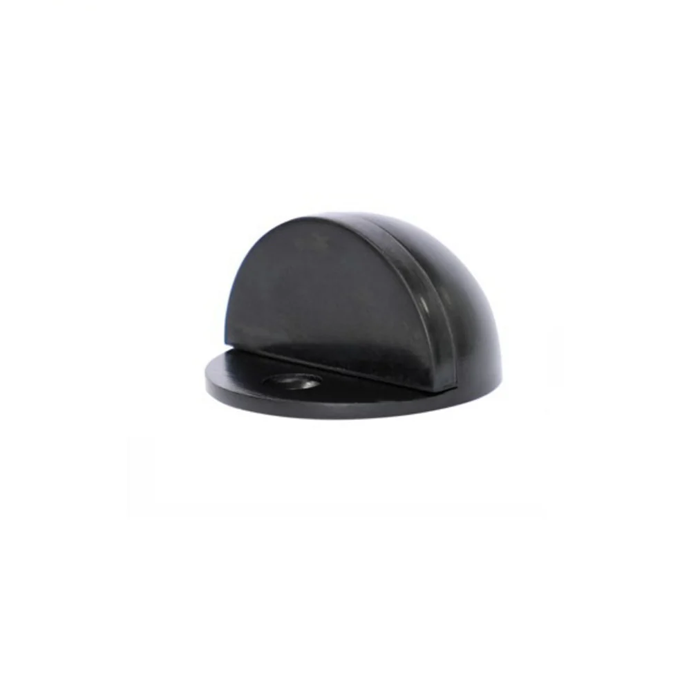 Lockwood A290MBK Half Moon Door Stop Matt Black 43x26mm