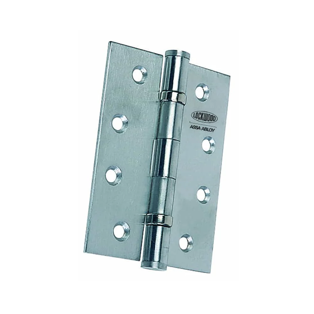 Lockwood Ball Bearing Hinge 100X75X2.5mm Polished Stainless Steel LW10075BBPSS