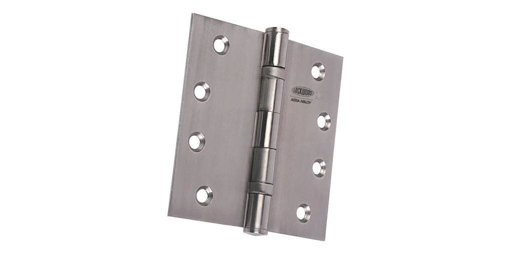 Lockwood Ball Bearing Hinge Polished Stainless Steel 100X100X2.5mm LW10000BBPSS