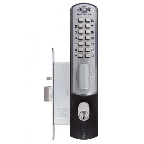 Lockwood Digital Door Lock Keyless 3572 DX 60mm Mortice LH SC Satin Chrome 3572DXKOLSC