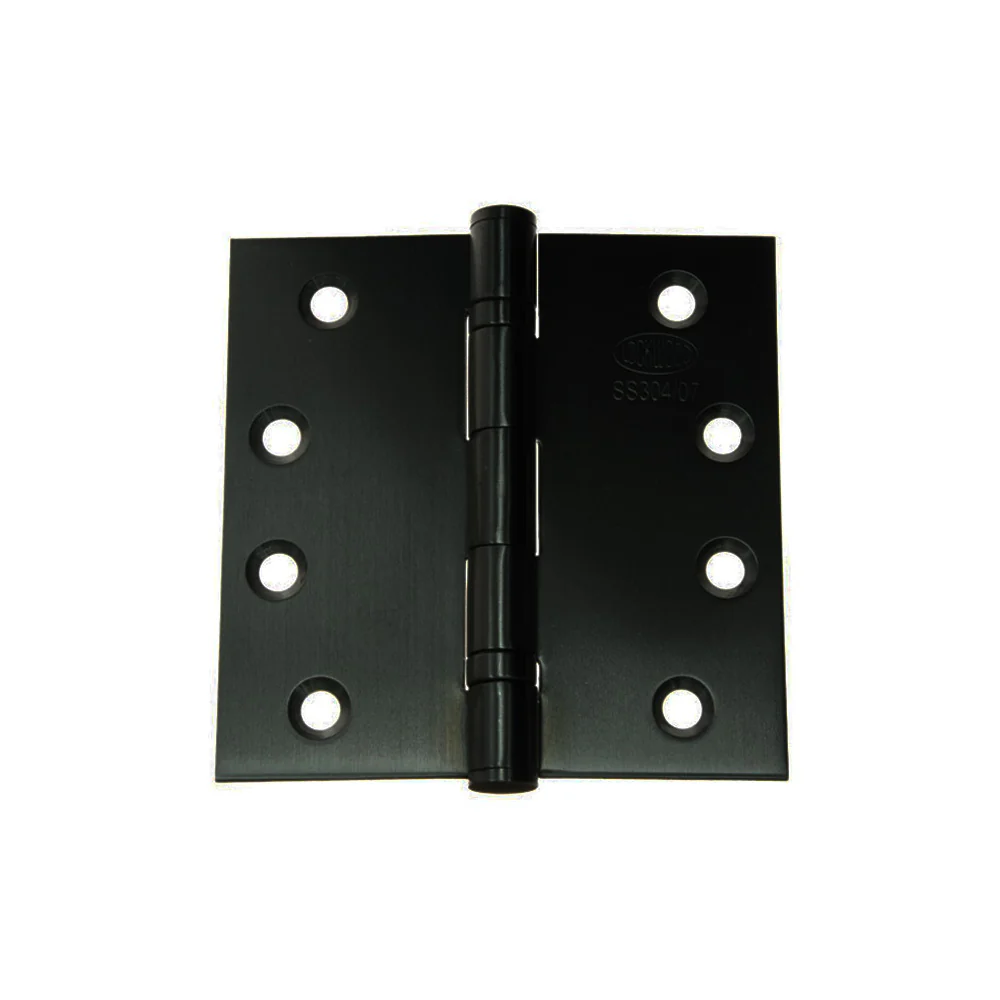 Lockwood Door Ball Bearing Butt Hinge Matt Black - Available in Various Sizes - Image 3