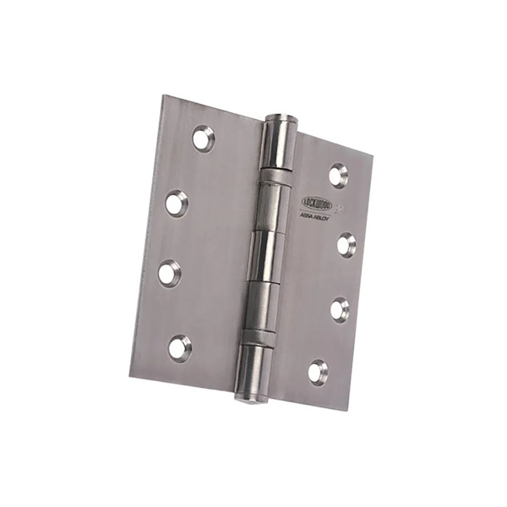 Lockwood Door Butt Hinge 100x75x2.5mm Ball Bearing Stainless Steel LW10075BBSSS