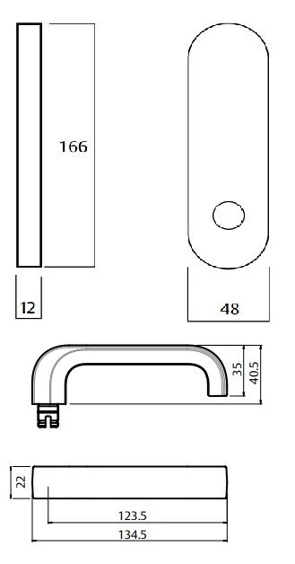Lockwood Door Handle Round End Plate With 131 Lever Satin Chrome 2805/131SC - Image 2