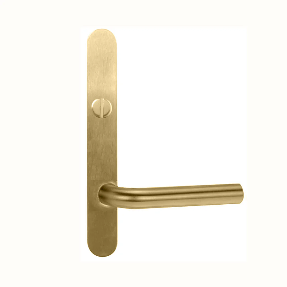 Lockwood Door Handle Round End Plate With Emergency Turn & 97 Lever Available in Various Finishes - Image 4
