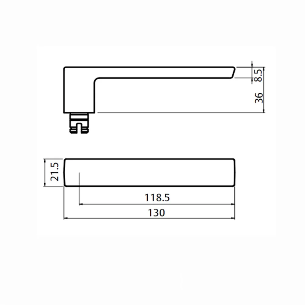 Lockwood Door Handle Round End Plate With Privacy Indicator Emergency Turn 101 Lever Satin Chrome - Image 2