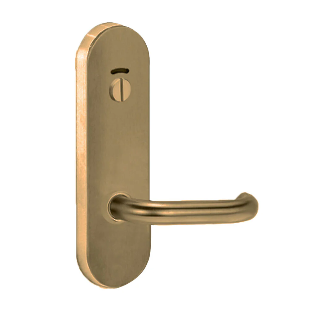 Lockwood Door Handle Round End Plate With Privacy Indicator Turn & 70 Lever - Image 10