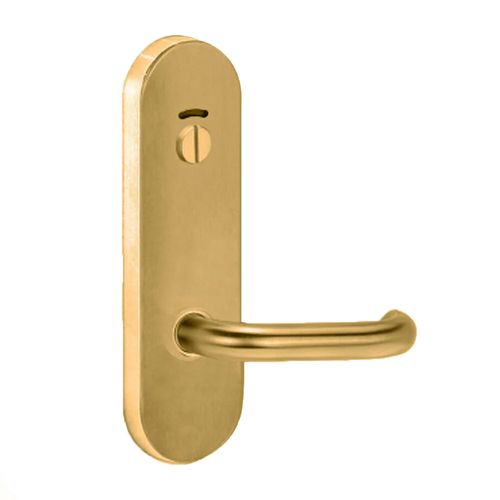 Lockwood Door Handle Round End Plate With Privacy Indicator Turn & 70 Lever - Image 12