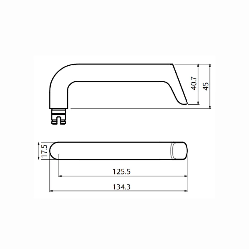 Lockwood Door Handle Square End Plate w/ Privacy Indicator Emergency Turn & 102 Lever Satin Chrome - Image 3