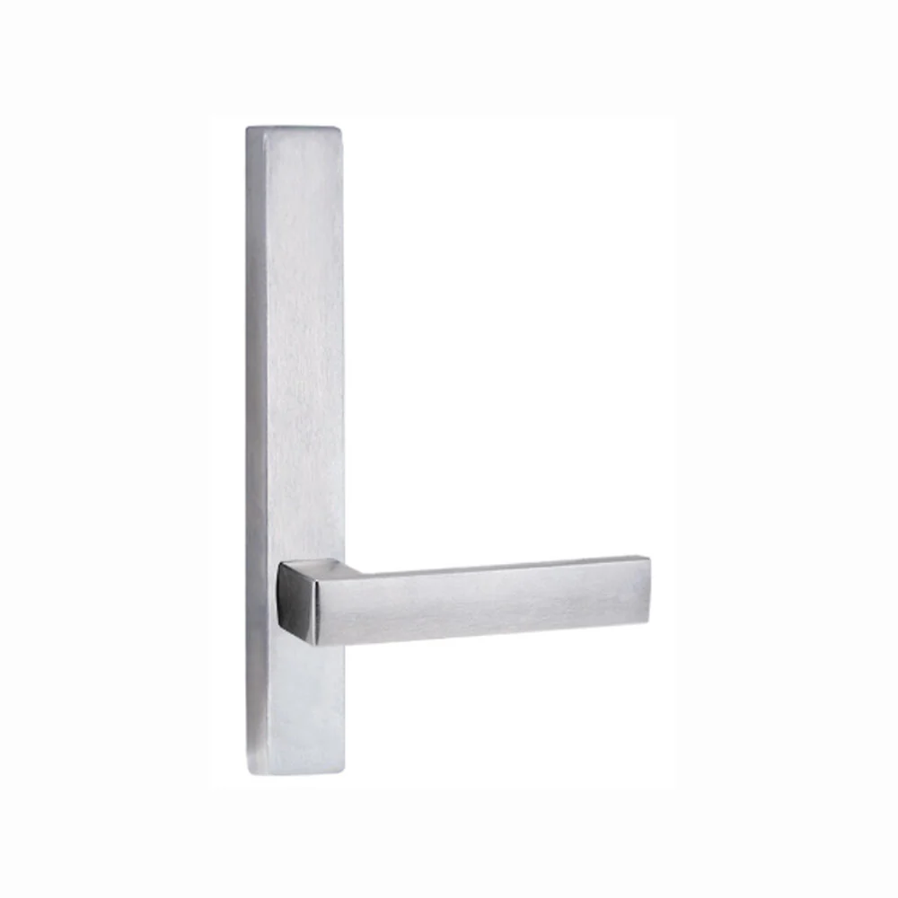 Lockwood Door Handle Square End Plate With 101 Lever Satin Chrome 4805/101SC