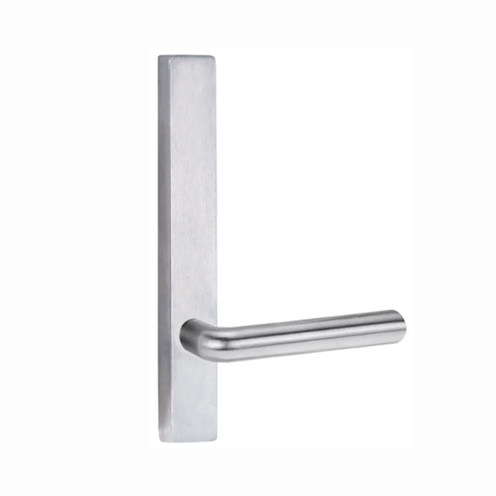 Lockwood Door Handle Square End Plate With 104 Lever Satin Chrome 4805/104SC