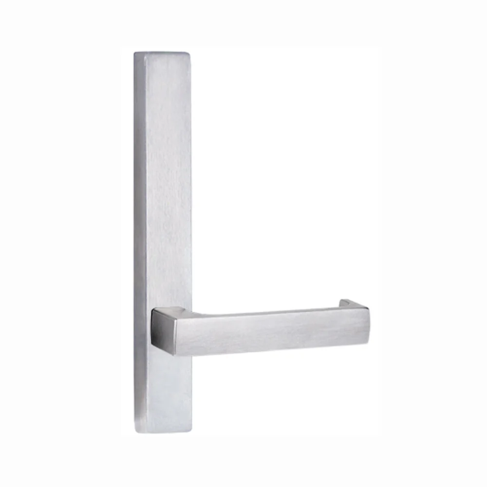 Lockwood Door Handle Square End Plate With 112 Lever Satin Chrome 4805/112SC